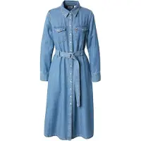 Levi's Robe QUINCEY LS MAXI DRESS femmes - Bleu - EU S