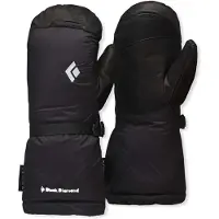 Black Diamond - Moufles d'alpinisme en GORE-TEX® ePE et PrimaLoft - Absolute Mitts Black en Cuir - Taille S - Noir
