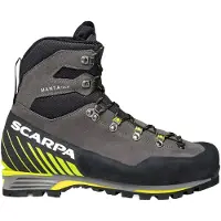 Scarpa - Chaussures d'alpinisme en GORE-TEX&reg; - Manta Tech GTX Shark Lime en Cuir - Taille 43 - Gris