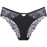 Triumph Slip ' Wild Gardenia Florale ' noir