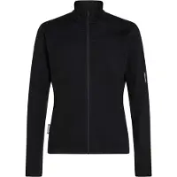 Icebreaker Merino Blend 300 Realfleece Descender Full Zip Sweatshirt Noir S Homme