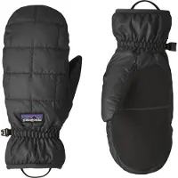 Patagonia - Moufles chaudes et imperméables en PrimaLoft&reg; - Nano Puff Mitts Black - Taille L - Noir