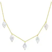 Valero Pearls Chaîne or / blanc