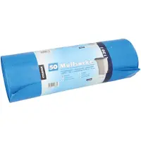 Papstar 12388 Sac à déchets (e), Sac-poubelle, Bleu
