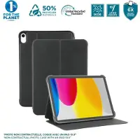 Mobilis RE.LIFE pour iPad Pro 4 50% Recyclage (Apple iPad Pro 11 2024), Étui pour tablette, Noir