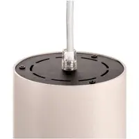 SLV NUMINO Indoor LED Suspension avec découpe de phase Dimension : 21,3 x 10 cm, couleur : blanc/noir, température de couleur : 3000 Kelvin, angle de rayonnement : 36 degrés