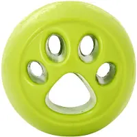 Outward Hound Orbee-Tuff Nooks - Jouet à friandises pour chiens - Empreinte de patte - Vert