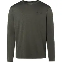 Vaude Essential Long Sleeve T-shirt Gris S Homme