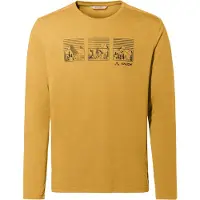 Vaude Rosemoor Ii Long Sleeve T-shirt Jaune S Homme