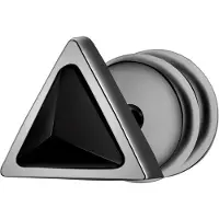 True Rebels Bague gris foncé / noir