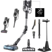 JIMMY JV9 Pro Aqua Aspirateur à batterie-160AW Puissance d'aspiration-45 minutes d'autonomie-Filtre HEPA-500 ml Réservoir d'eau-Affichage LED