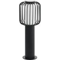 Eglo 98723 RAVELLO E27 Lampadaire d'extérieur Socle Ø165mm Noir Blanc IP54
