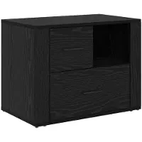 vidaXL Cabinet de chevet Chêne noir 60 x 36 x 45 cm Bois d'ingénierie