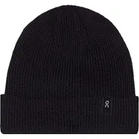 On Running Merino Beanie Hat - Noir, Noir
