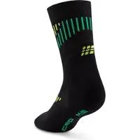 Cep Core Run Merino Socks Mid Cut 3.0, chaussettes de running, homme, noir