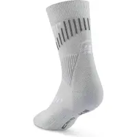 Cep Core Run Merino Socks Mid Cut 3.0, chaussettes de running, femme, gris