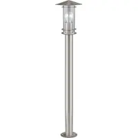 Eglo 30188 Lisio Lampadaire d'extérieur Ø 17,5cm acier inoxydable clair