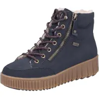 Rieker Bottines à lacets bleu marine