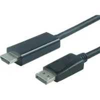 PremiumCord Accessoires pour cable - kportadk04-02 - Adaptateur DisplayPort 1.2 vers HDMI 2.0 4 kx2k à 60 Hz 2 m
