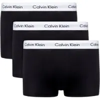 Calvin Klein 0000u2664g Low Rise Boxers 3 Units Blanc,Noir XS Homme