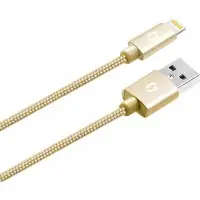 Aligator Câble PREMIUM 2A, Lightning 2m, or