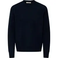 Only & Sons Sweat-shirt de - ONSJAMES RLX CREW KNIT NOOS - S - XXL - pour Homme - bleu - Taille L