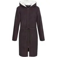 Vivance Peignoir court violet foncé / blanc