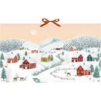 Sonstige Verlage Calendrier de l'Avent mural - Maisons d'hiver