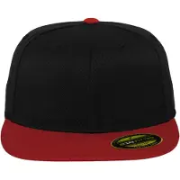 Flexfit Casquette 'Premium 210' rouge / noir