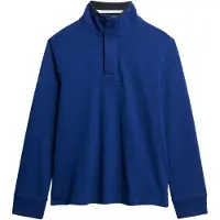 Superdry Classics Henley Half Zip Sweatshirt Bleu 2XL Homme