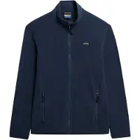 Superdry Homme Polaire à Zip Intégral Bleu Marine Taille: M