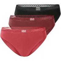 Schiesser Slip bordeaux / rouge vif / noir
