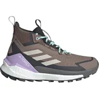 Adidas - Chaussures de randonnée légères GORE-TEX - Terrex Free Hiker 2 GTX W Trace Brown/Wonder Alumina/Carbon pour Femme - Taille 5 UK - Violet