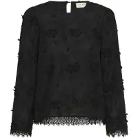 Cream Chemisier 'Hilda' noir