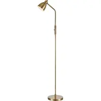 Markslöjd Lampadaire , Or / laiton, Salon / séjour, Métal