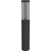 Eglo Lampe de socle extérieure Salle, lampe d'extérieur debout, éclairage extérieur pour jardin et terrasse, lampe d'extérieur en métal noir, IP54, H 46,5 cm, E27