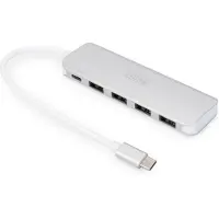 Digitus DA-70242-1 - Hub - 4 x SuperSpeed USB 3.0 + 1 x USB-C (alimentation) - Ordinateur de bureau
