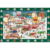 Ars Edition Mon calendrier de l'avent caché : Sur le marché de Noël