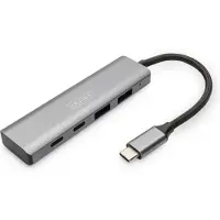 Digitus Da-70245 Hub Argenté