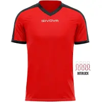 Givova Maillot - - Revolution - granada/black - Taille S - 100% polyester respirant