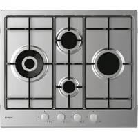 Candy Idea CHW6D4WX Plaque de cuisson encastrable 60 cm Gaz 4 feux Inox