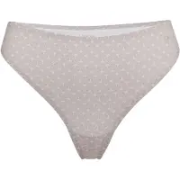 JOOP! String ' Sensation Allover Print Thong ' beige clair / gris