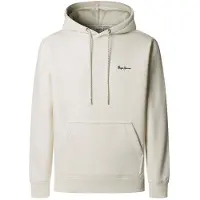 Pepe Jeans Macbeth Small Logo Plain Hoodie Beige S Homme