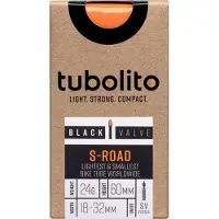 Tubolito S-road Presta 60 Mm Inner Tube Orange 700C / 18-32