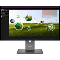 Lenovo ThinkVision P27Q-40, 68,6 cm (27"), 2560 x 1440 px, Quad HD, DEL, 6 ms, noir