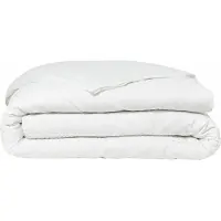 TODAY Housse de Couette Nordic Prestige Percale Blanche 240 x 260 cm