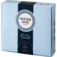 Mister Size Smooth Extra Fine Size 64 Condoms 36 Units Clair