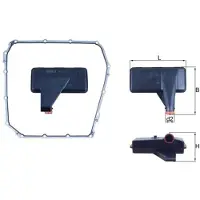 Knecht Filtre hydraulique (boîte de vitesses automatique) HX 185D
