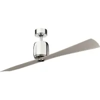 Kichler Ferron ventilateur de plafond silencieux Ø152cm DC-moteur + télécommande champagne clair, Ventilateur, Argent
