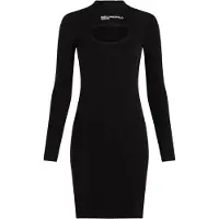 Karl lagerfeld JEANS Robes en maille noir / blanc